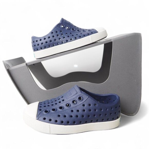 Native Jefferson Slip-on Summer Water Shoes "Regatta Blue" Infant 5 - Picture 1 of 11